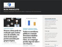 Tablet Screenshot of institutoparacleto.org